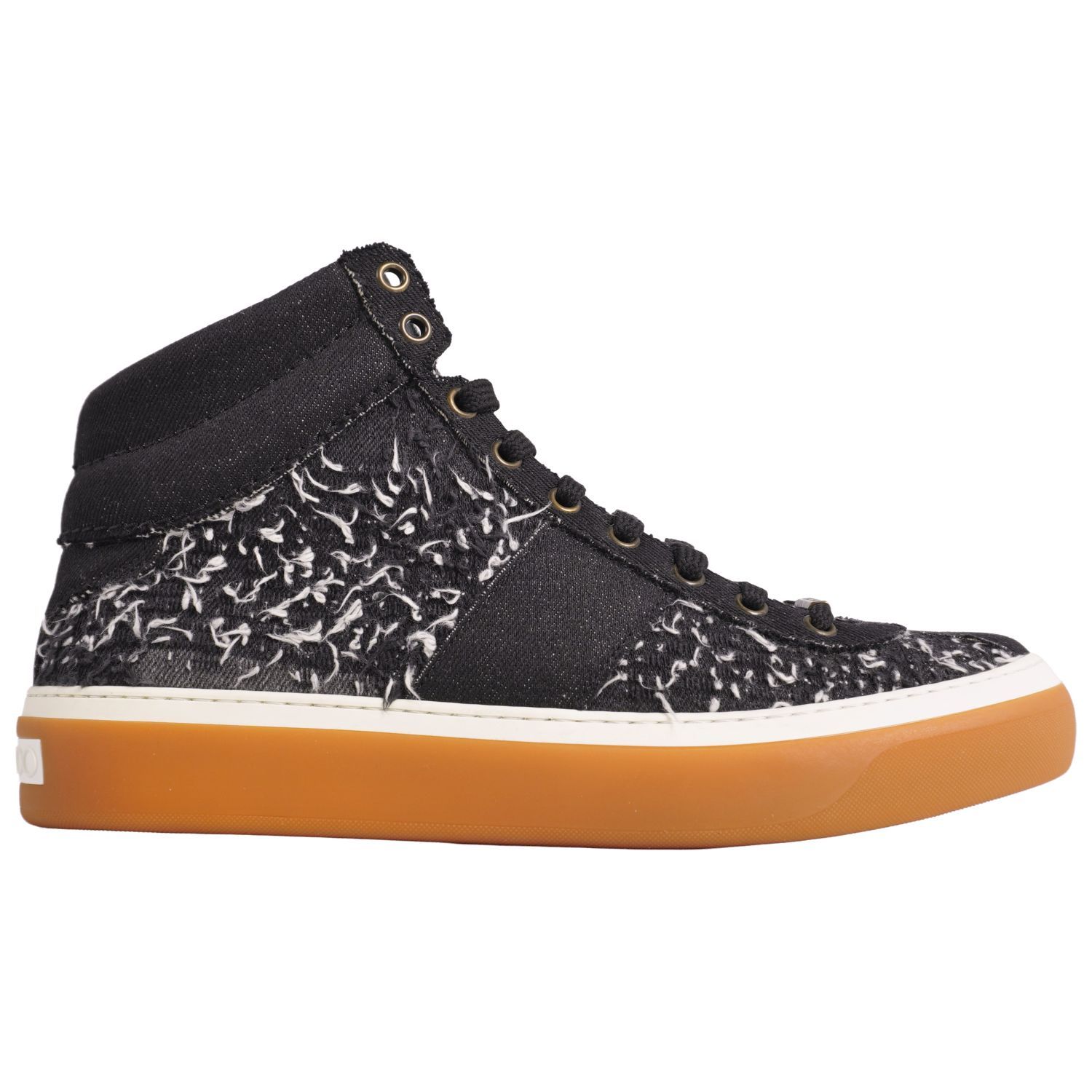 未使用 ジミーチュウ JIMMY CHOO スニーカー ハイカット レースアップ