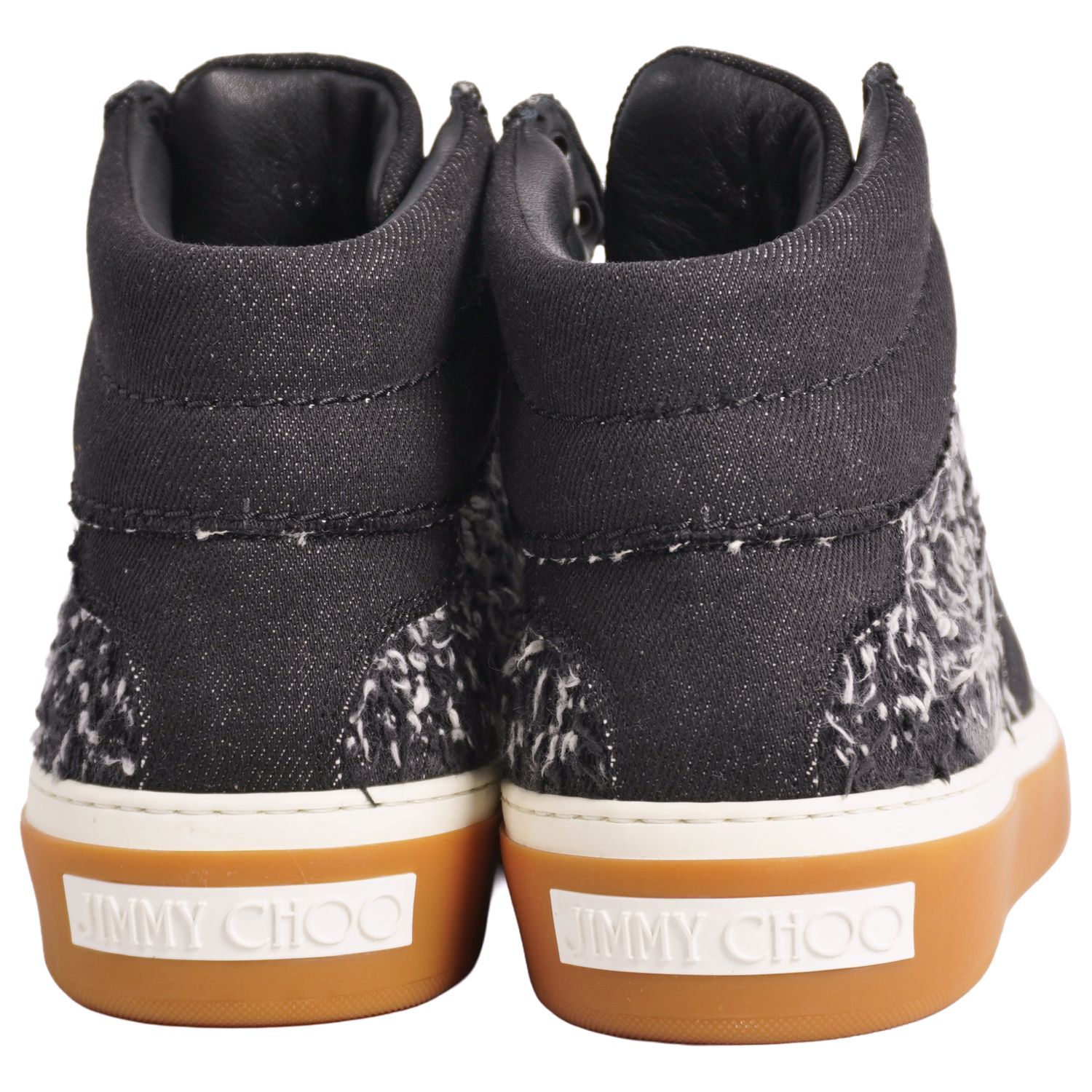 未使用 ジミーチュウ JIMMY CHOO スニーカー ハイカット レースアップ
