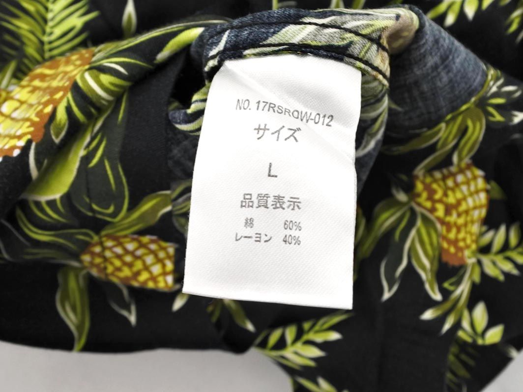 reyn spooner レインスプーナー パイナップル柄 アロハ シャツ sizeL
