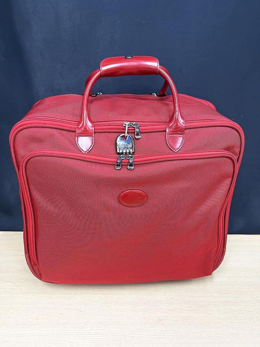 LONGCHAMP ロンシャン Globe Roller キャリー ケース 2輪 20×45×41? ★