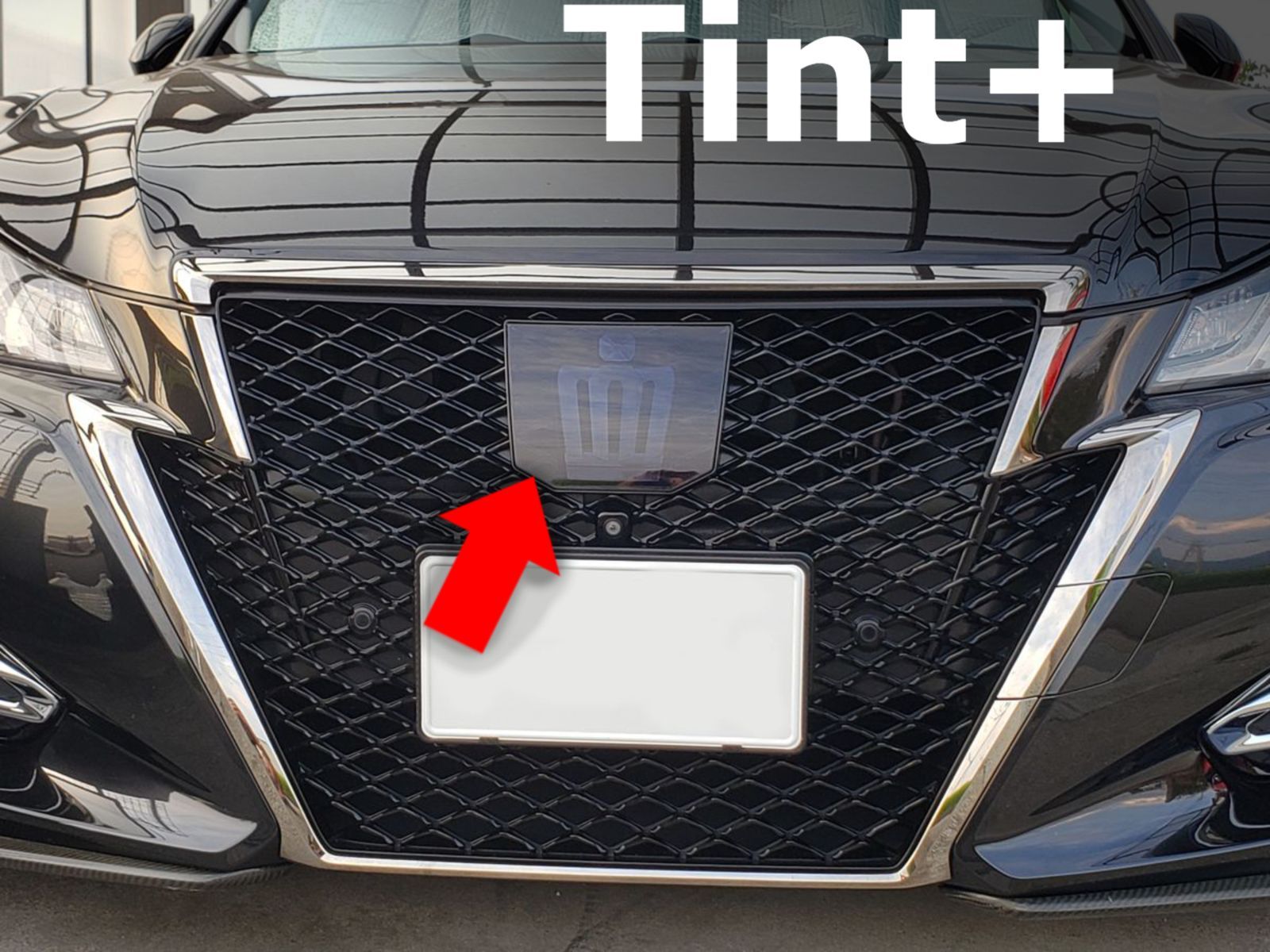 Tint+エンブレム スモークフィルム 後期 クラウン 210 アスリート