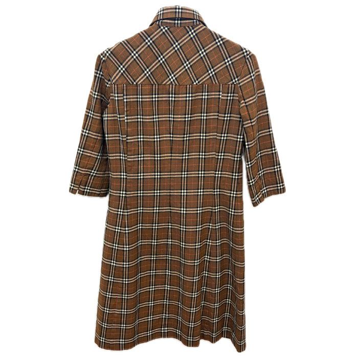 BURBERRY バーバリー BLUE LABEL ノバチェック ワンピース ブラウン 