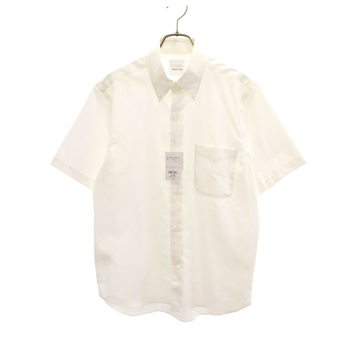 【新品タグ付き】マッキントッシュフィロソフィー　ボタンダウンシャツ サイズ38 未使用 MACKINTOSH PHILOSOPHY マッキントッシュフィロソフィー 半袖