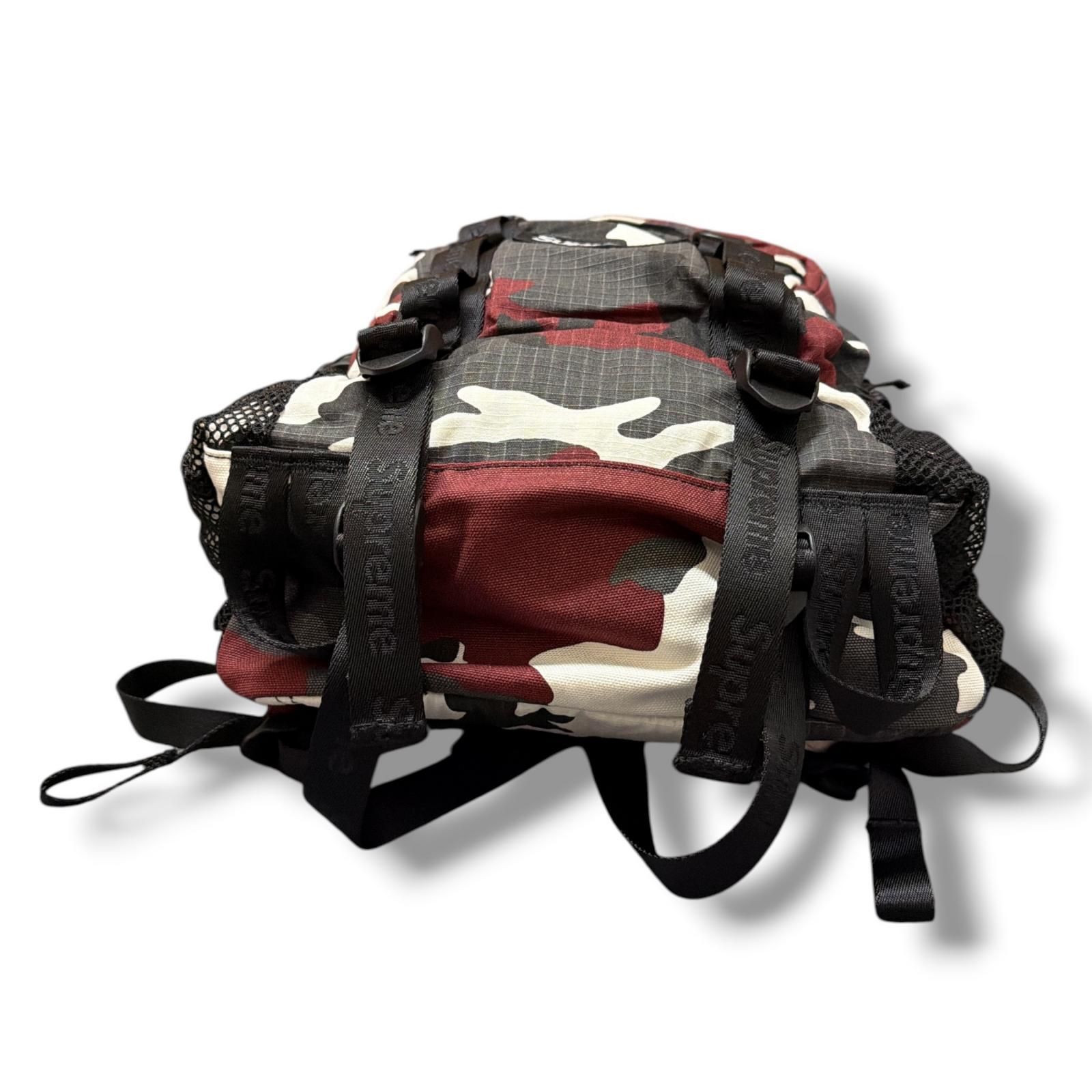 国内正規 未使用 Supreme 26SS Logo Backpack ロゴバックパック