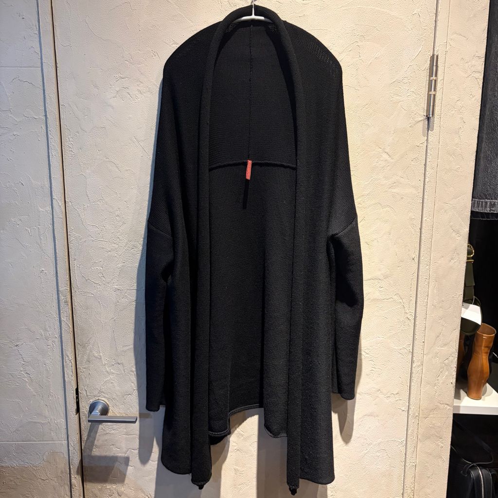 Daniela greis ダニエラ・グレジス Long Cardigan ロングカーディガン 09-080-450-4539-3-0 ブラック Size:-【代官山B07】