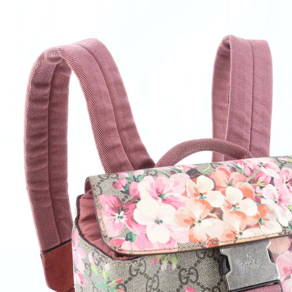 美品 グッチ GGブルームス GGスプリーム フローラ 410544 レザー リュックサック バックパック バッグ レディース RIM ED38-5【中古】 美品 グッチ GGブルームス GGスプリーム フローラ 410544 レザー リュックサック バックパック バッグ レディース RIM ED38-5【中古】
