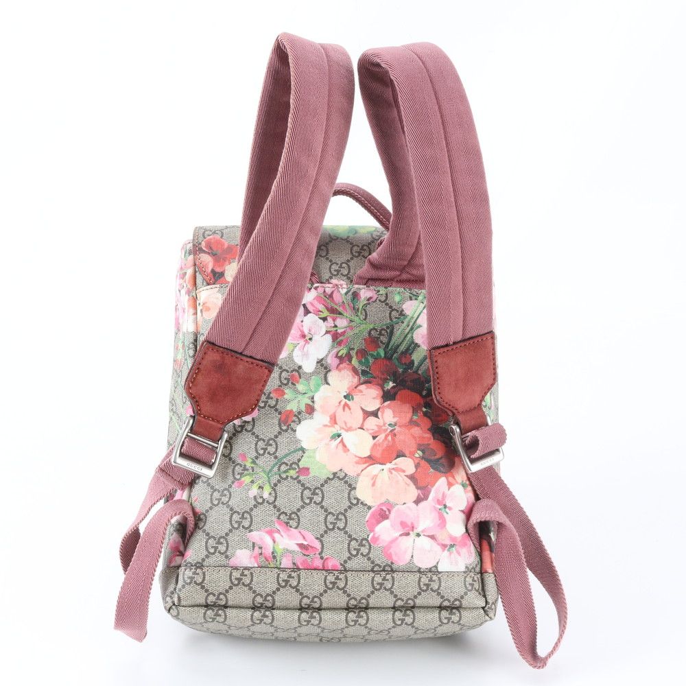 美品 グッチ GGブルームス GGスプリーム フローラ 410544 レザー リュックサック バックパック バッグ レディース RIM ED38-5【中古】 美品 グッチ GGブルームス GGスプリーム フローラ 410544 レザー リュックサック バックパック バッグ レディース RIM ED38-5【中古】