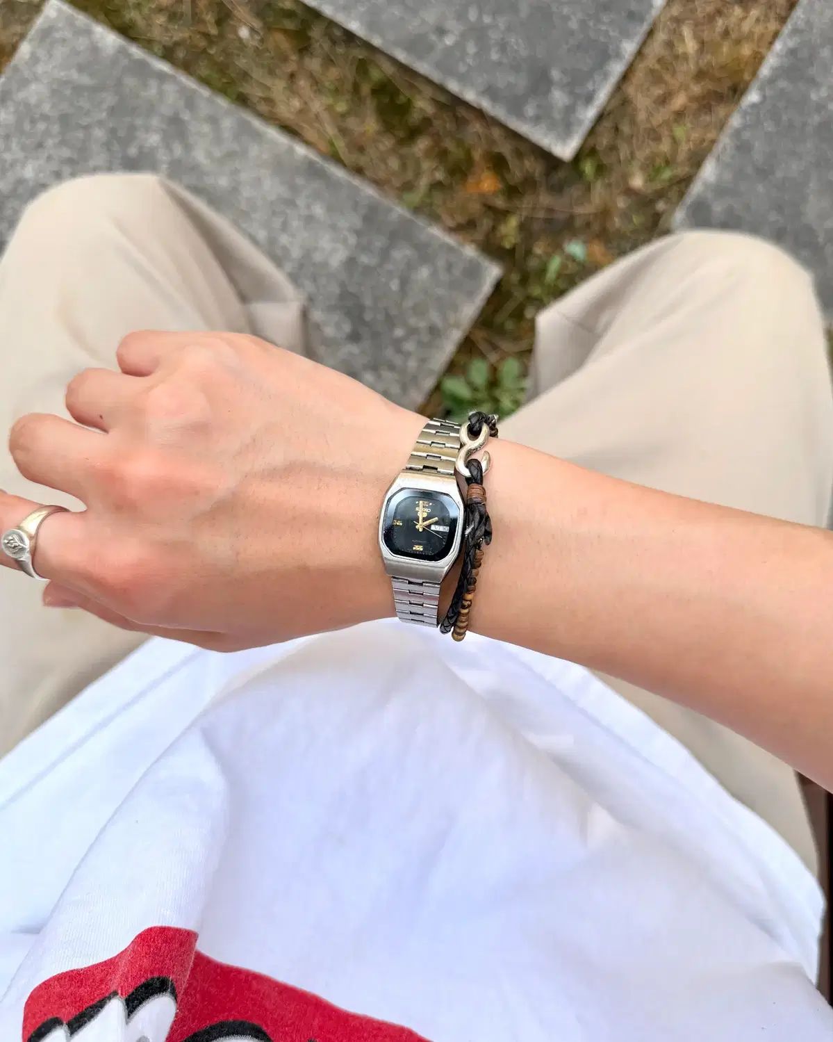 90s SEIKO セイコー ヴィンテージ セイコー 5 ウィメンズ メタル オートマチック