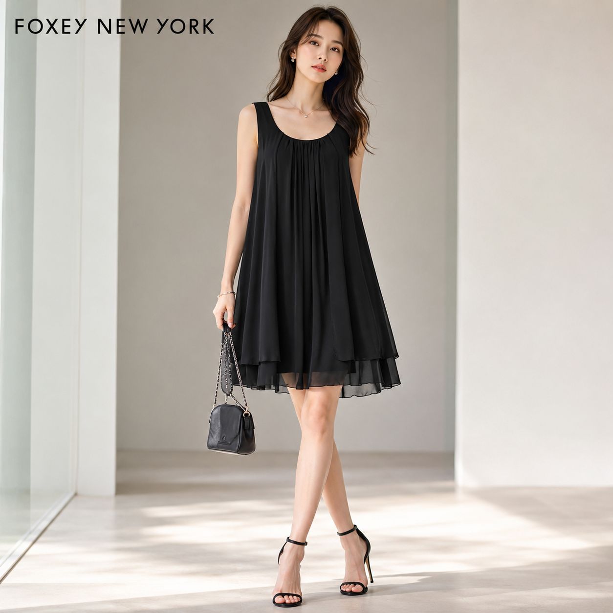 美品 / 歩くたびに軽やかに揺れ動く】FOXEY NEWYORK / スウィング