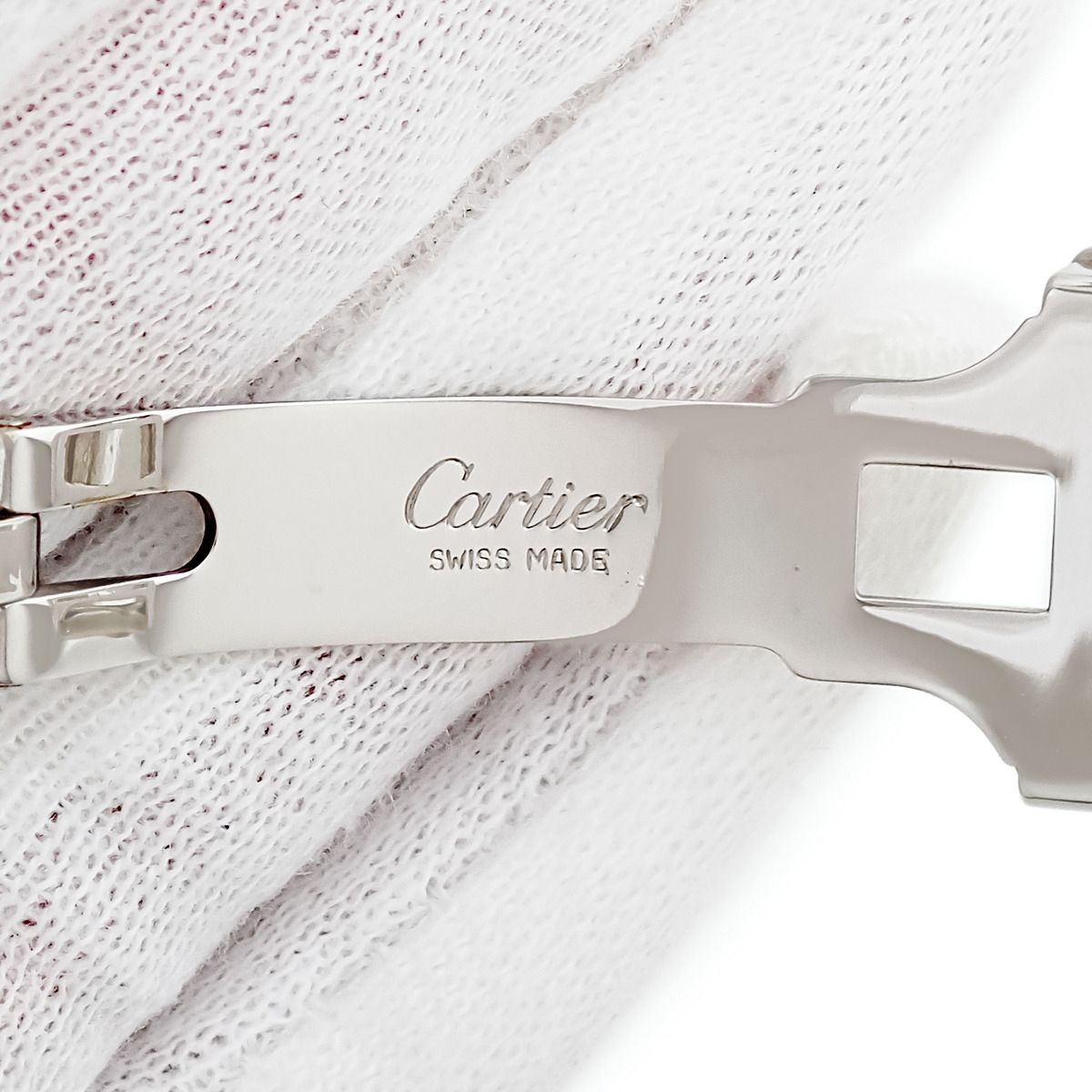 カルティエ Cartier 腕時計パーツ 純正 Dバックル ステンレススチール