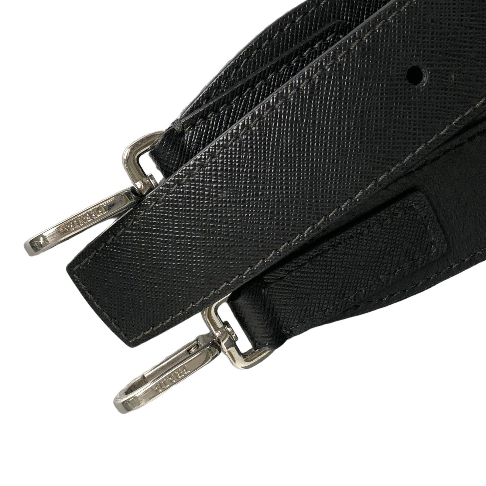 PRADA プラダ ブリック サフィアーノ レザー ショルダー バッグ 2way