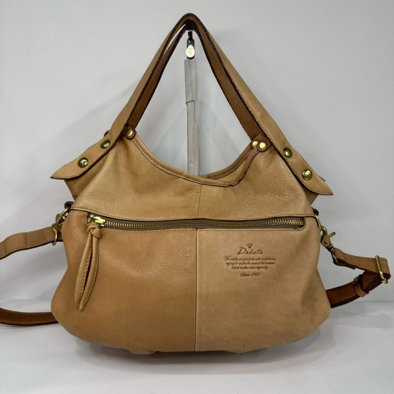 WB372 良品 Dakota ダコタ レザー 2wayバッグ ショルダーストラップ付 レディース 鞄