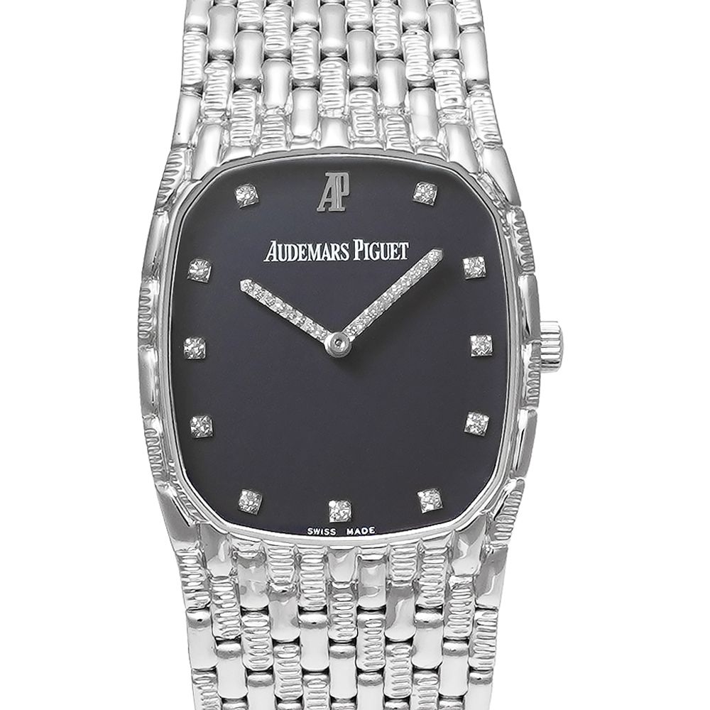 AUDEMARS PIGUET コブラ ダイヤモンド Ref.**** 中古品 ホワイトゴールド ブルー メンズ 腕時計