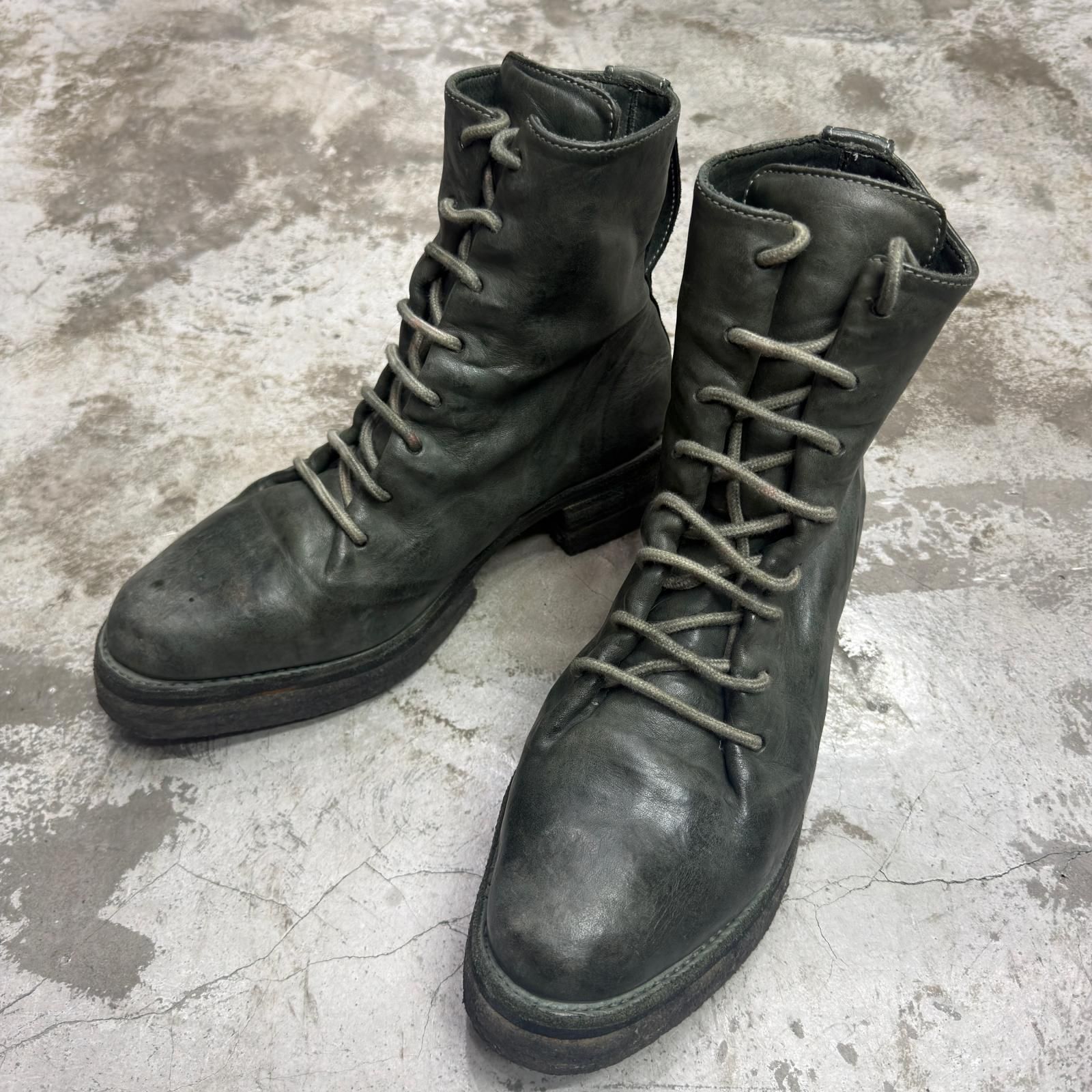 Carol Christian Poell CCP レザー コンバットブーツ ブーツ キャロル