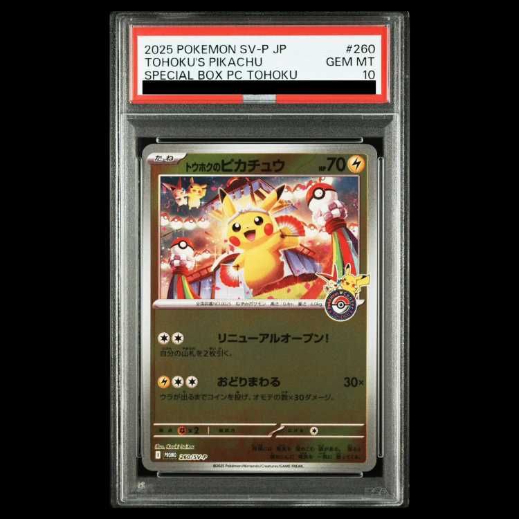 PSA10】トウホクのピカチュウ PROMO 260/SV-P 1枚 - メルカリ