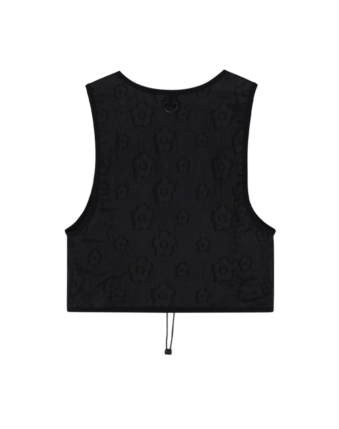 新品未使用【CRANK】FLOWER JACQUARD LACE UP VEST - メルカリ