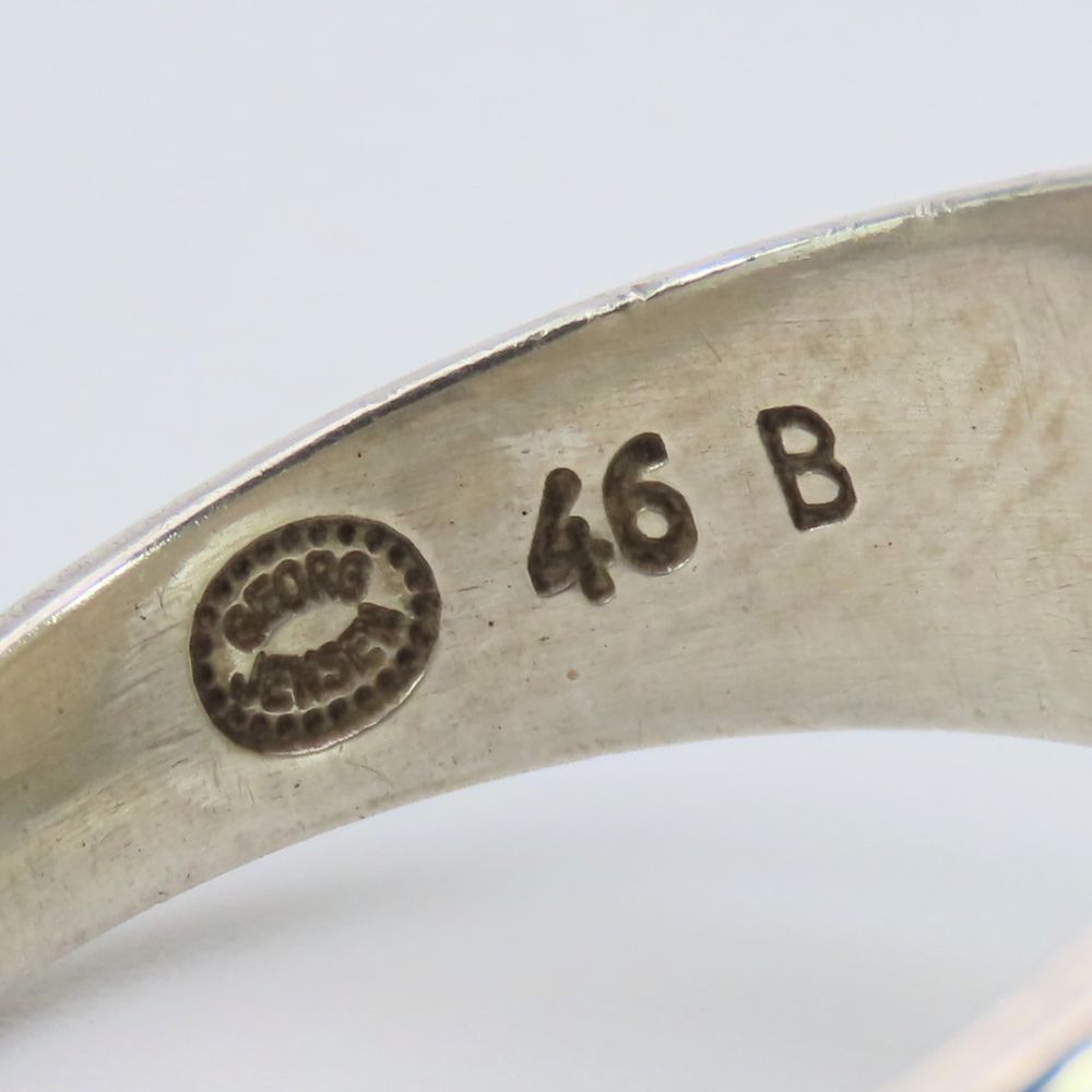中古】 ジョージジェンセン リング・指輪 46 B シルバー925 ヘマタイト
