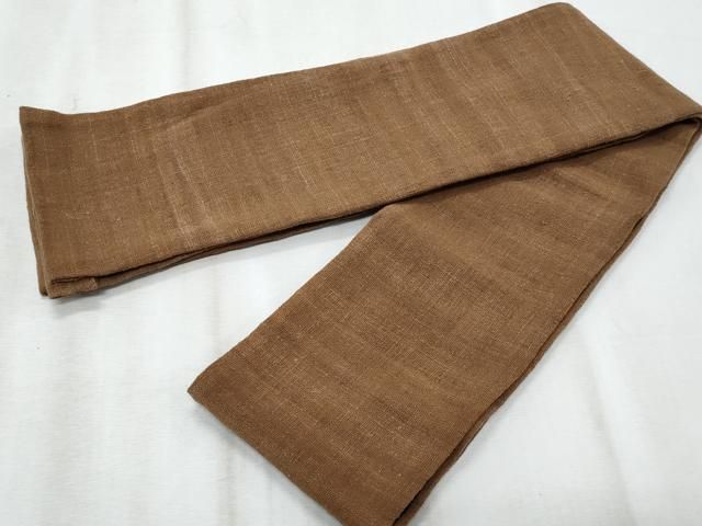 平和屋着物＊夏物　創作　男性　角帯　渋紙色　CABI5987fb 平和屋着物＊夏物 創作 男性 角帯 渋紙色 CABI5987fb