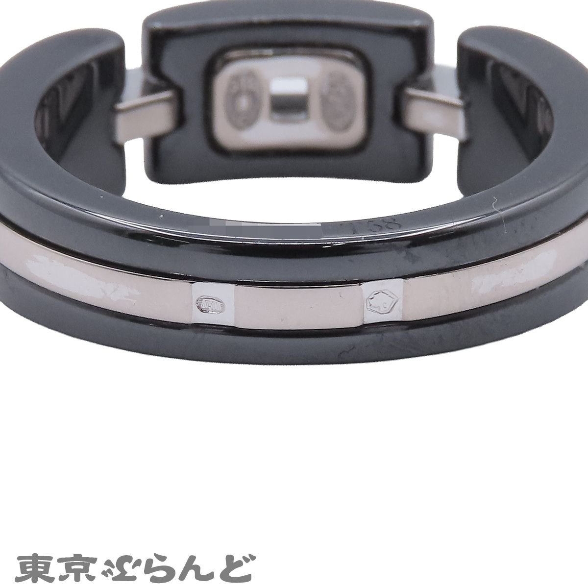 シャネル CHANEL ウルトラ ブラックxホワイトゴールド セラミック