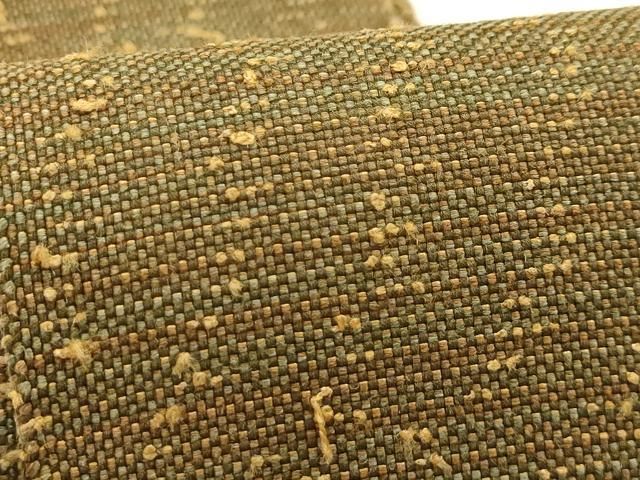 平和屋着物●男性　角帯　ひげ紬　霞文　正絹　逸品　AABJ7461sx