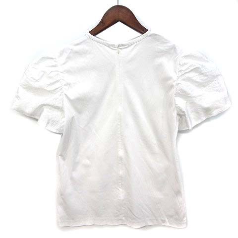 ボーダーズアットバルコニー フラワー ジャガード パフスリーブ Tシャツ ボーダーズアットバルコニー BORDERS at BALCONY ジャガード