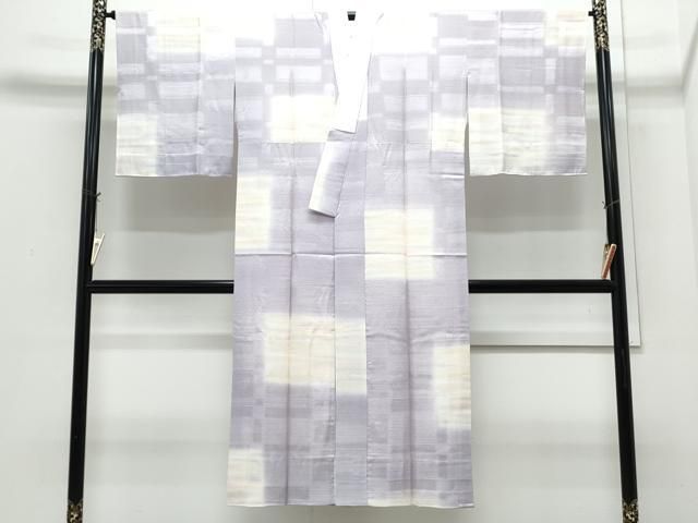 平和屋着物●長襦袢　無双仕立て　作家物　五彩ぼかし　霞文　正絹　逸品　CABI1274th