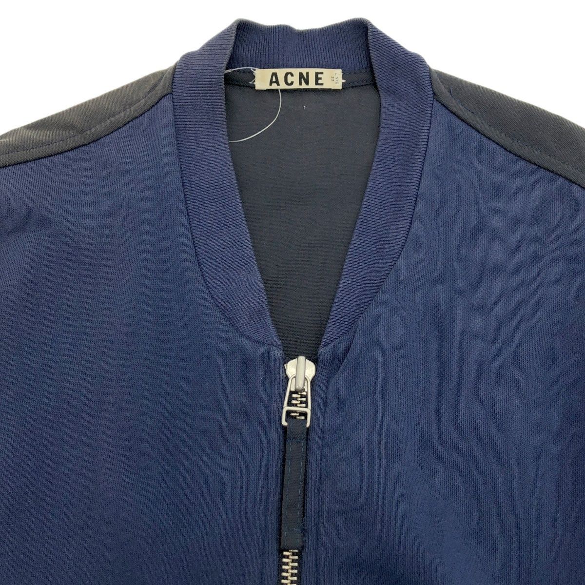 Acne アクネ 13SS DENZEL ジップアップスウェットジャケット ブルー XS