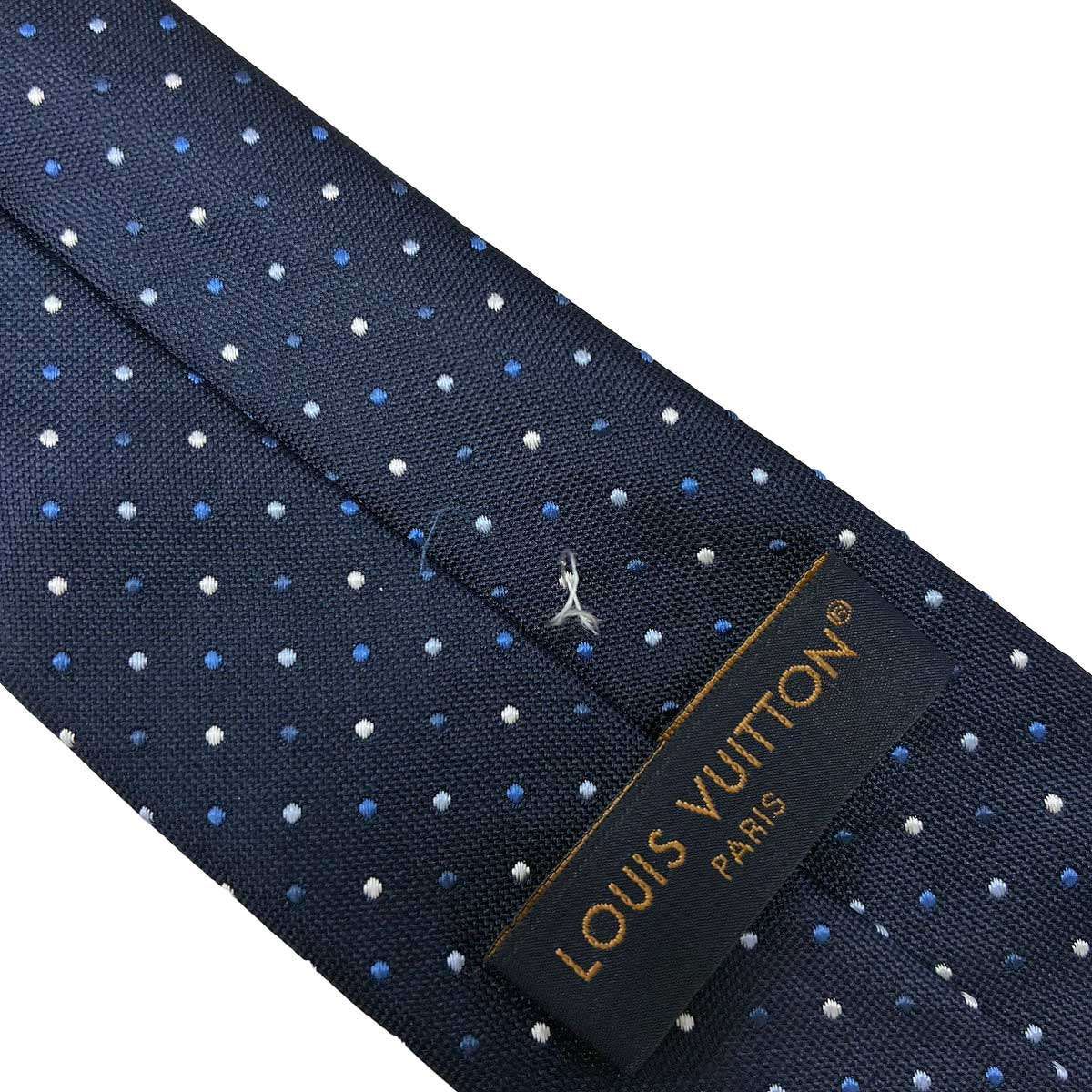 5*o様 ルイヴィトン　ネクタイ　モノグラム　ネイビー　紺モノグラム LOUIS VUITTON ルイヴィトン ネクタイ・モノグラム グラディエント