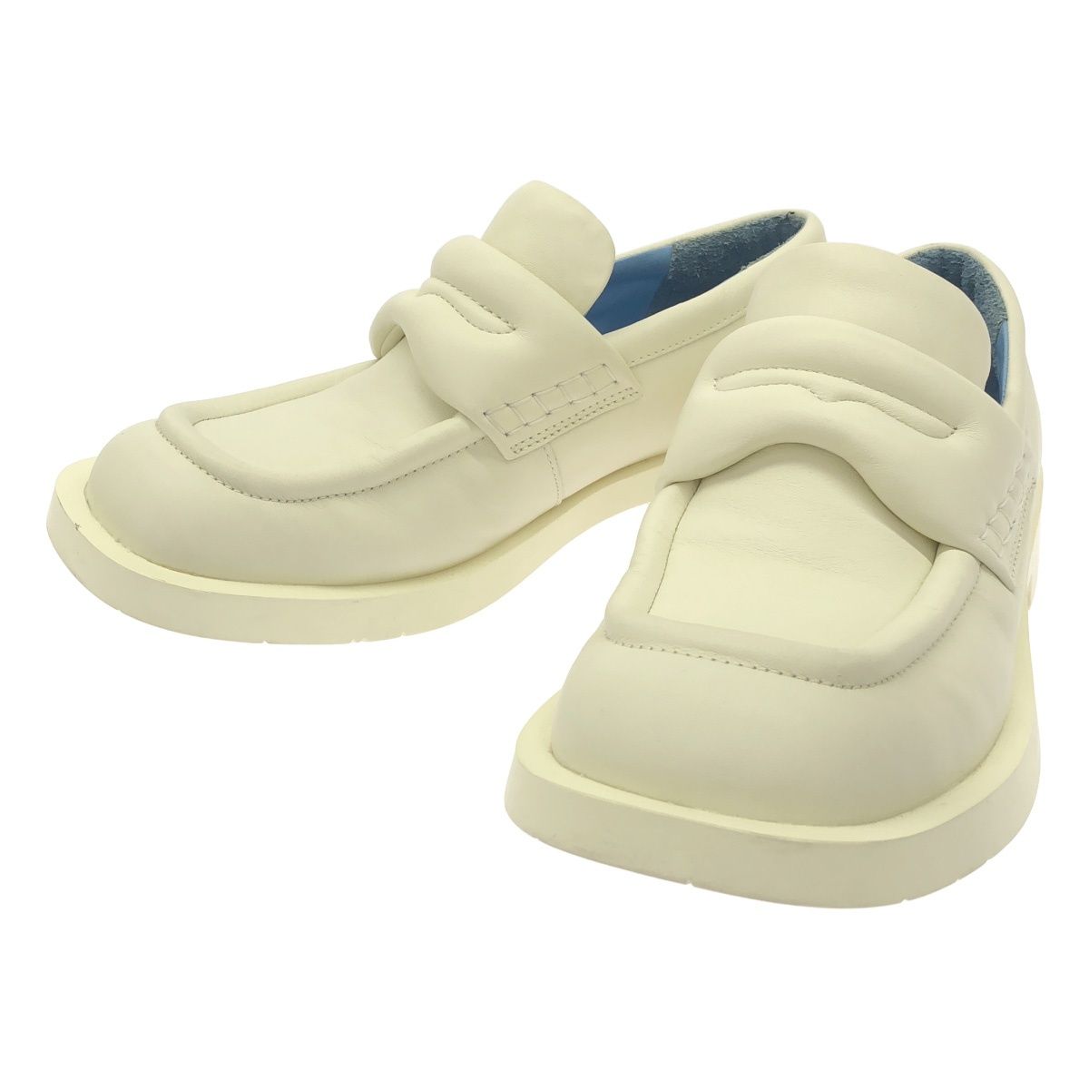 CAMPER カンペール Neuman レザーコインローファーローファー K100862-002 ホワイト 42