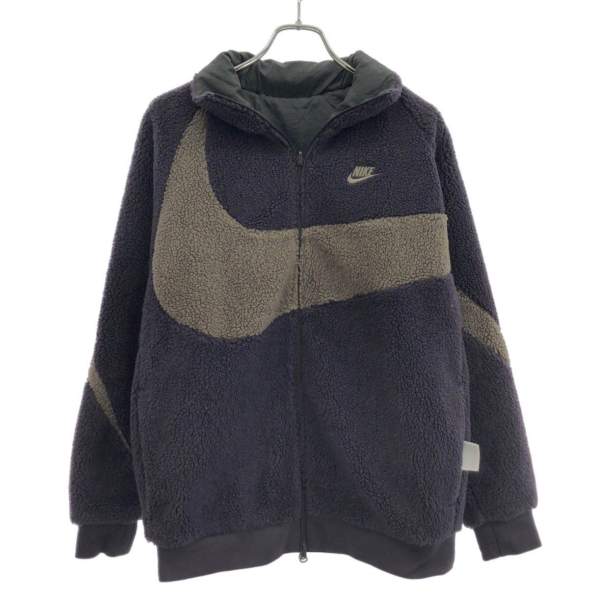 NIKE ナイキ VM SWOOSH FULLZIP JACKET リバーシブル フリースジャケット BQ6546-540 パープル M NIKE ナイキ VM SWOOSH FULLZIP JACKET リバーシブル フリース