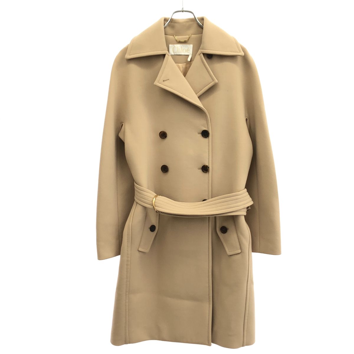 Chloe クロエ 18AW トレンチコート CHC18AMA0707420P38 キャメル 38 37,213円
