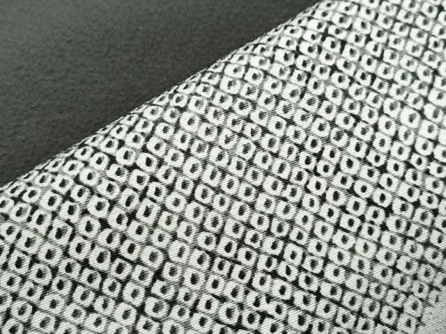 平和屋着物●上質な小紋　斜線文　暈し染め　正絹　逸品　CABH3996th