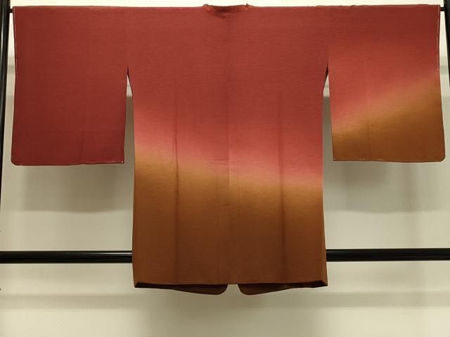 平和屋着物＃道行コート　霞文　暈し染め　正絹　逸品　未使用　CABH7071in