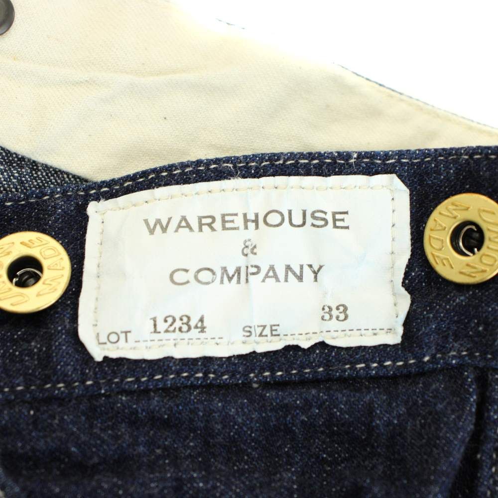 ウエアハウス WAREHOUSE デニムパンツ ジーンズ ジーパン Gパン ボタン