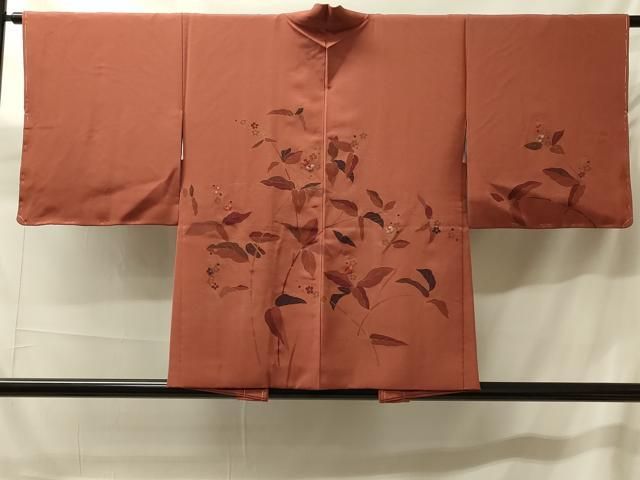 平和屋着物#羽織 刺繍 枝花文 金彩 正絹 逸品 未使用 CABH7115in