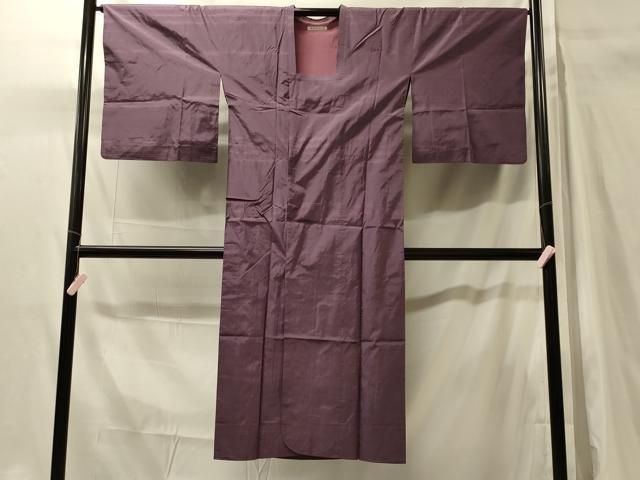 平和屋着物＃道行コート　雨コート　単衣　横段文　三越扱い　反端付き　ロング丈　正絹　逸品　CABH7017in 7,280円