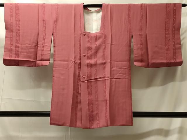 平和屋着物＃道行コート　地紋起こし　草花間道　正絹　逸品　CABH7018in