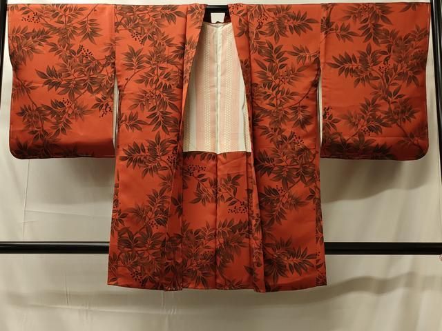 平和屋着物＃羽織　南天文　金彩　正絹　逸品　未使用　CABH7022in