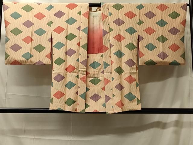 平和屋着物＃羽織　菱文　正絹　逸品　CABH7037in 6,734円