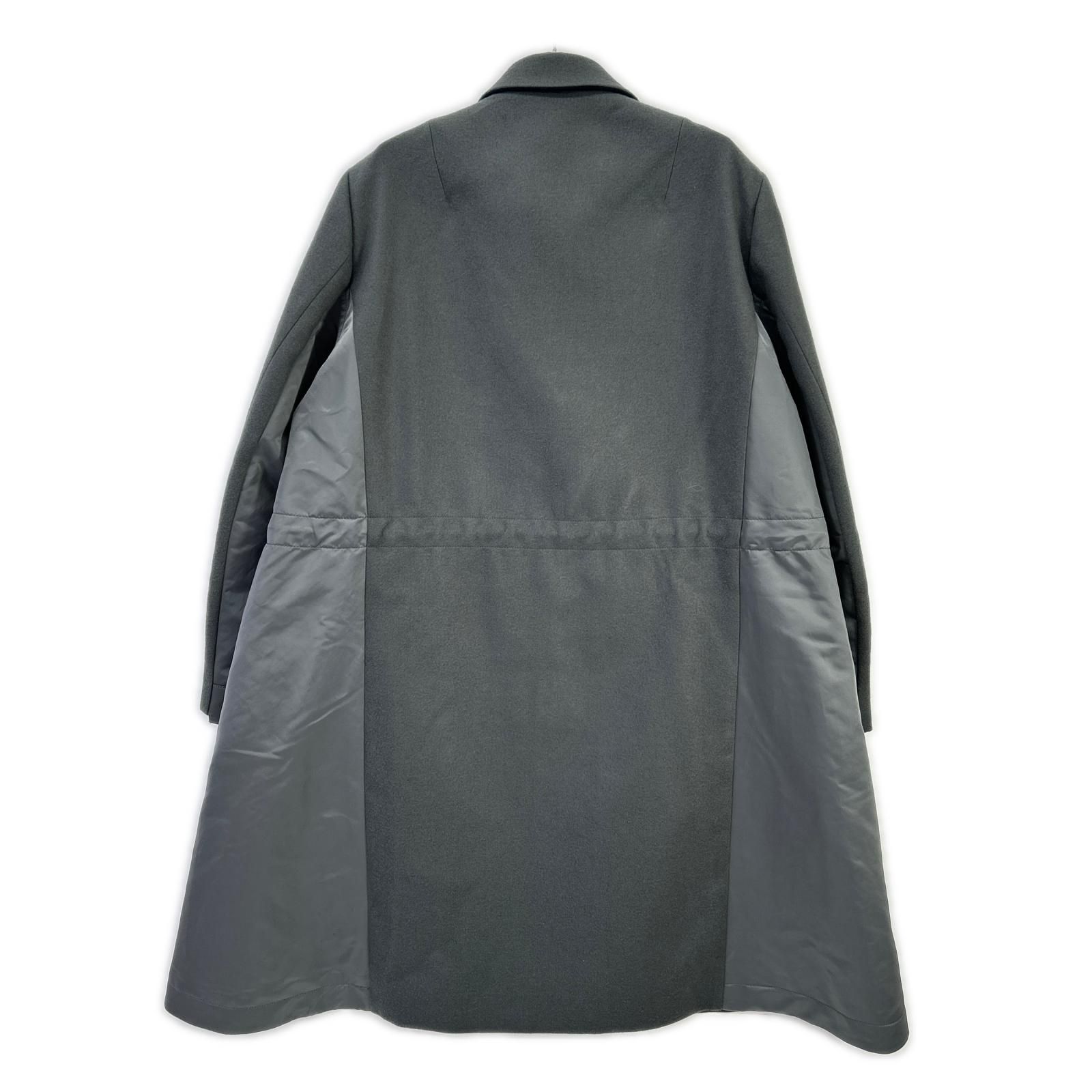 sacai サカイ 23SS 23-03114M グレー×ネイビー ウール ナイロン