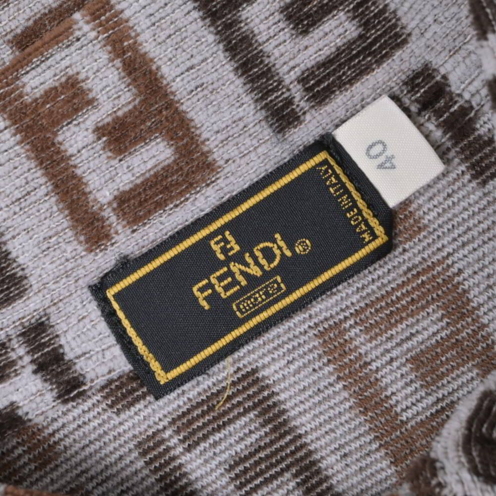 FENDI ズッカ柄 パイル ストレッチ ポロシャツ - メルカリ