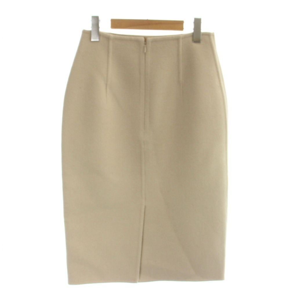 マディソンブルー MADISONBLUE REVER HIGH WAIST TIGHT SKIRT スカート ウール XS ベージュ ハイウエスト 無地 MB184-6013 /AP17