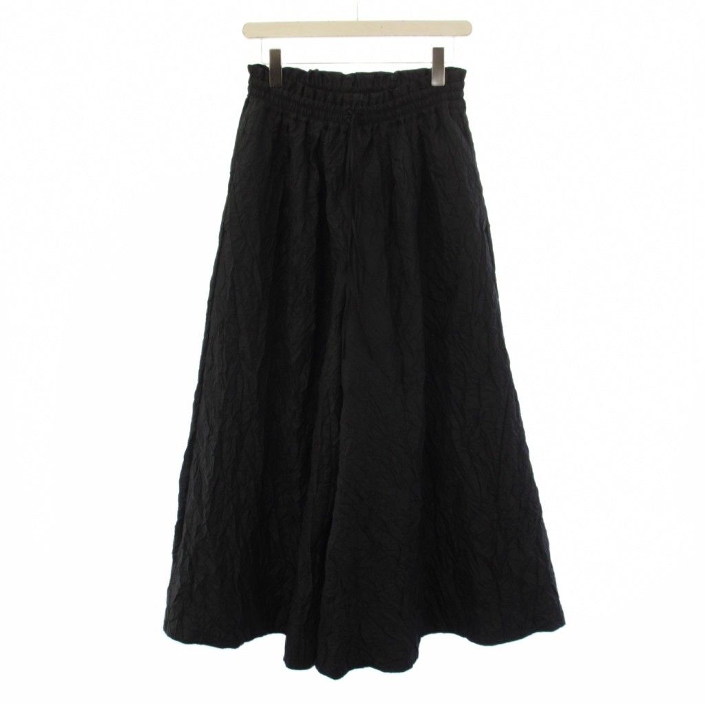 シーニュ Cygne ワッシャーワイドパンツ 1 ブラック CY2411-04-044 /BM14