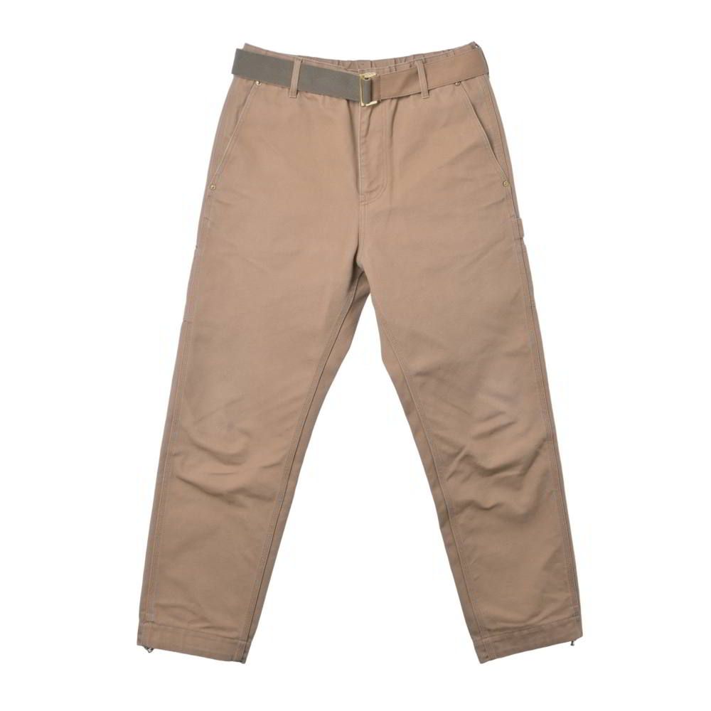 Sacai × Carhartt ベルト付き キャンバス パンツ