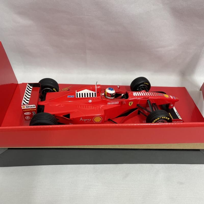 中古】箱イタミ)ミニチャンプス 1/18 フェラーリ F310B M.シューマッハ