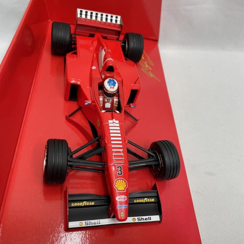 中古】箱イタミ)ミニチャンプス 1/18 フェラーリ F310B M.シューマッハ