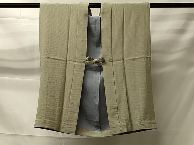 平和屋着物＃男性　袖無し羽織　縞　正絹　逸品　CABH7011in
