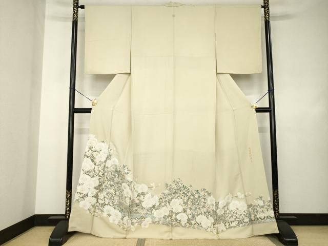 平和屋着物●豪華色留袖　寿光織　蘭舞更紗唐文　金銀糸　正絹　逸品　AABJ4968ck