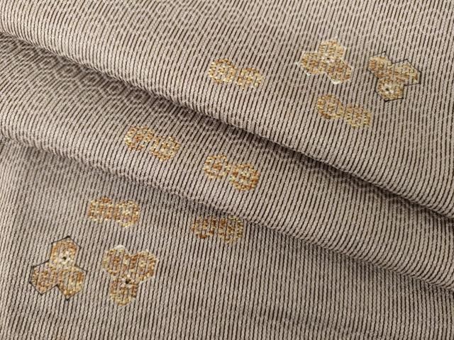 平和屋着物●お召　亀甲文　正絹　逸品　AABJ4922ck 14,768円