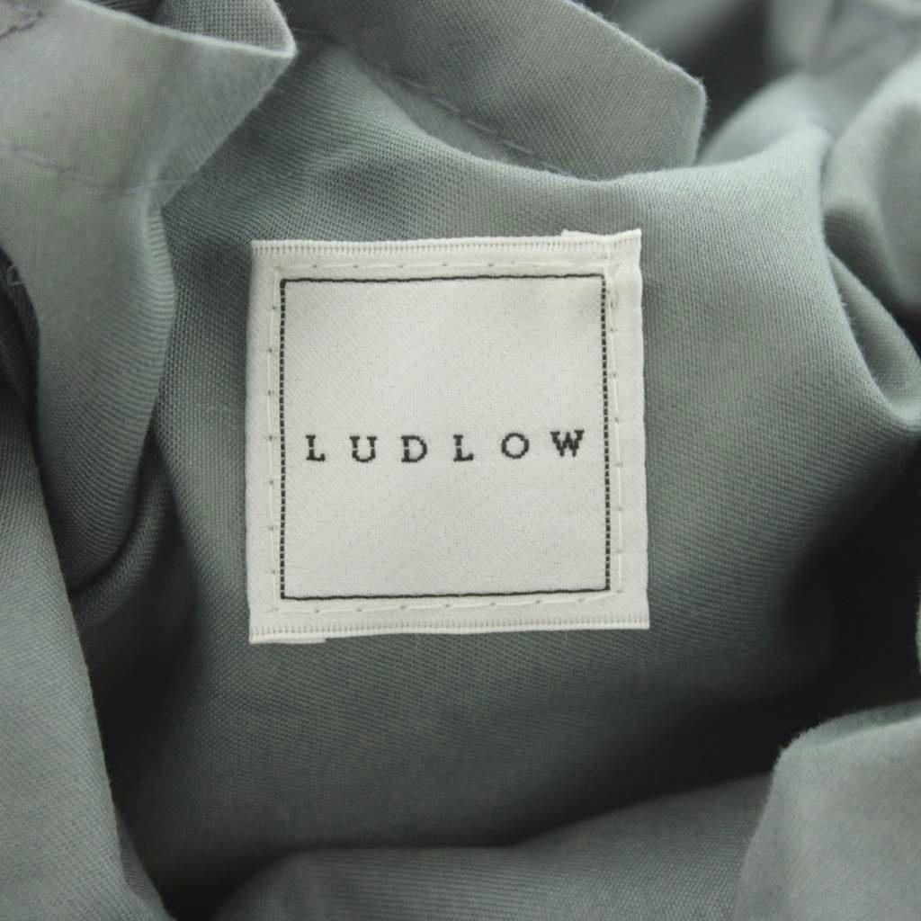 ラドロー LUDLOW WEB限定 スワンコードバッグ ハンドバッグ グレー 白
